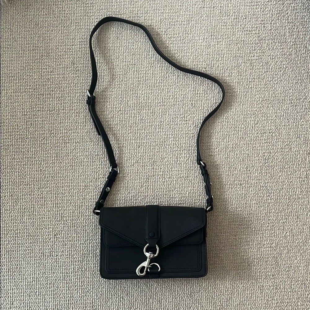 REBECCA MINKOFF Saffiano leather shoulder bag